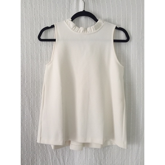 Ann Taylor Frill Neck Top - Picture 2 of 3